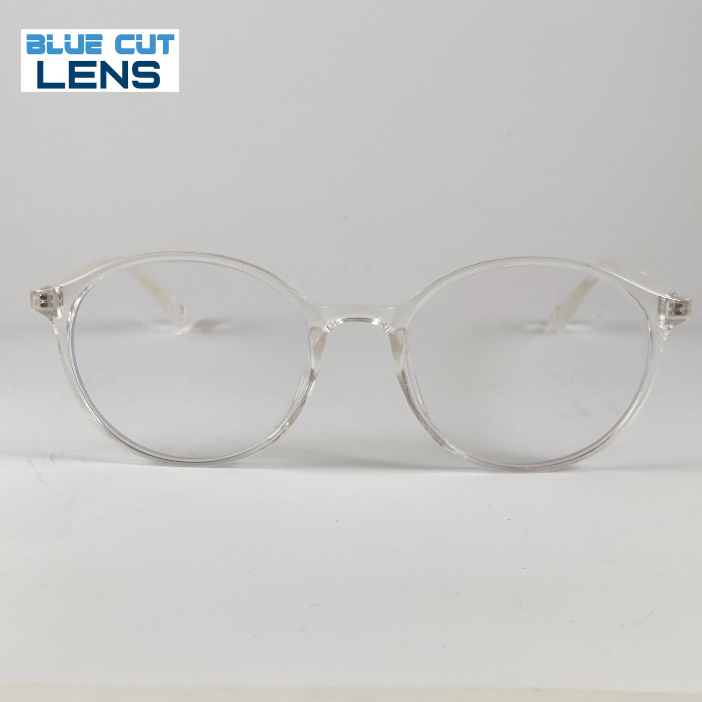 Round Retro Transparent - Clear - Screen Glasses