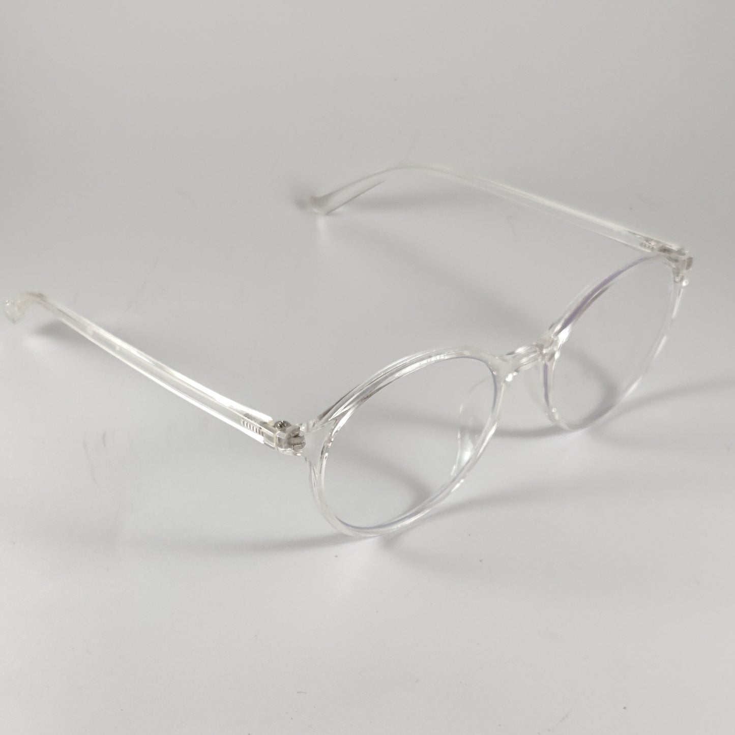 Round Retro Transparent - Clear - Screen Glasses