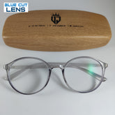 Round Retro Transparent - Black - Screen Glasses