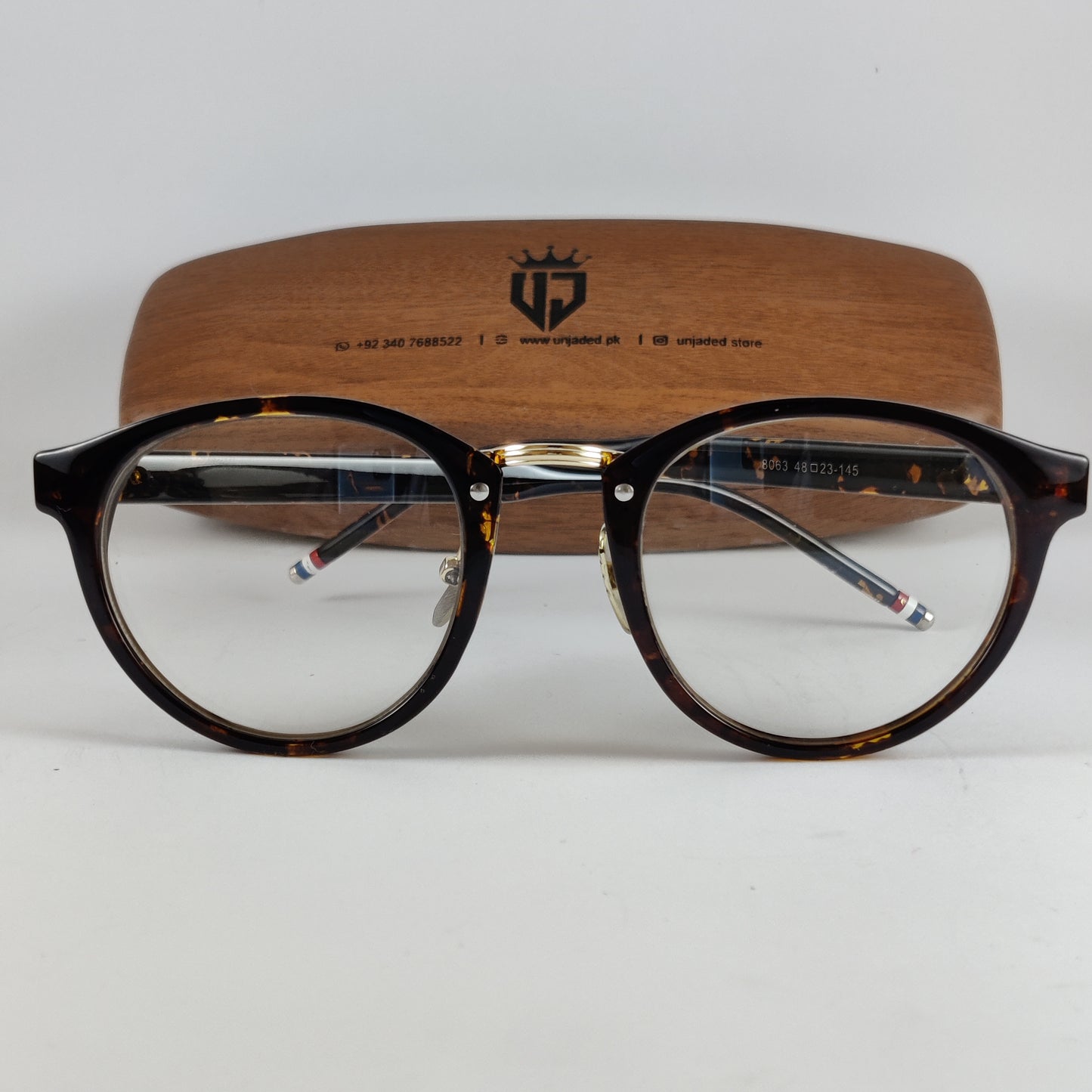 Metal Bridge Round - Burnt - Screen Glasses