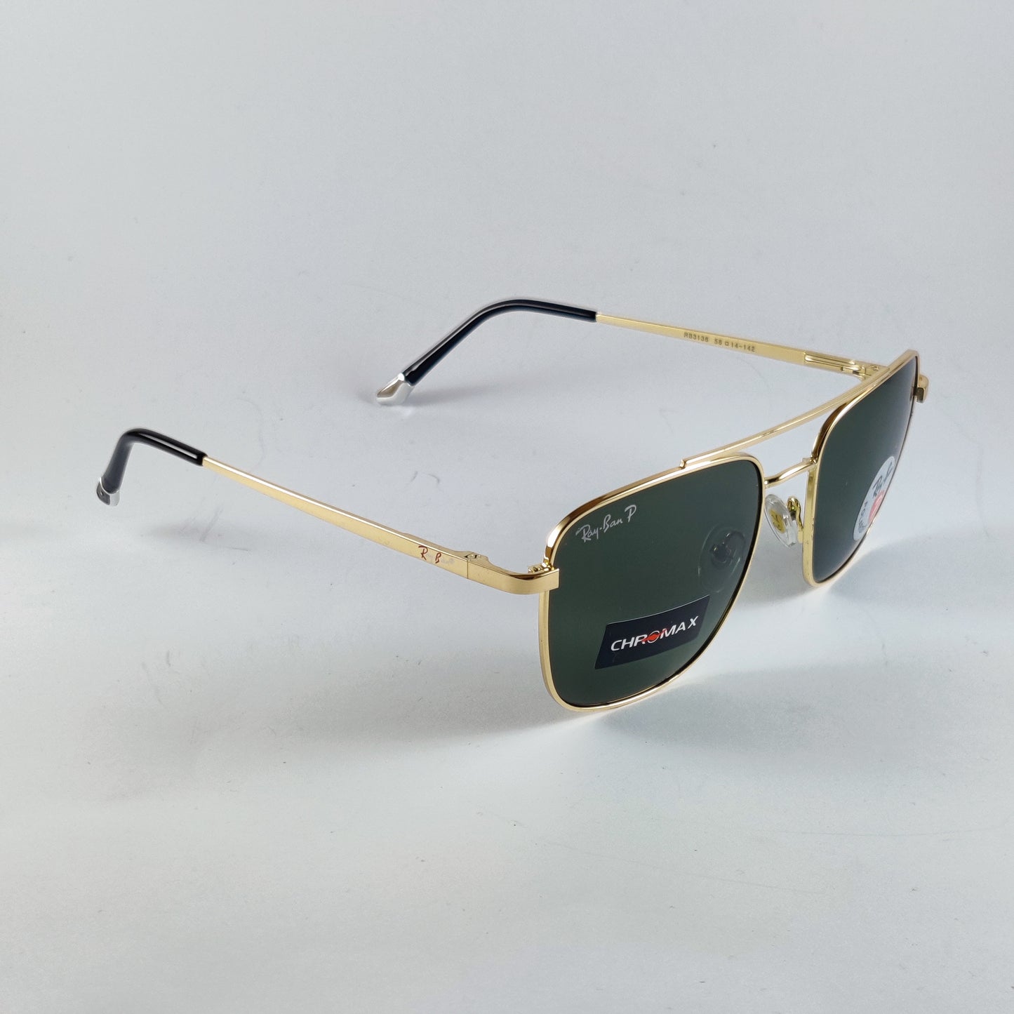 The Caaravan Plain - CHROMAX Polarised - RB 3136 - Gold - Unisex