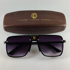 Large Square - LV - 001 - Black - Unisex