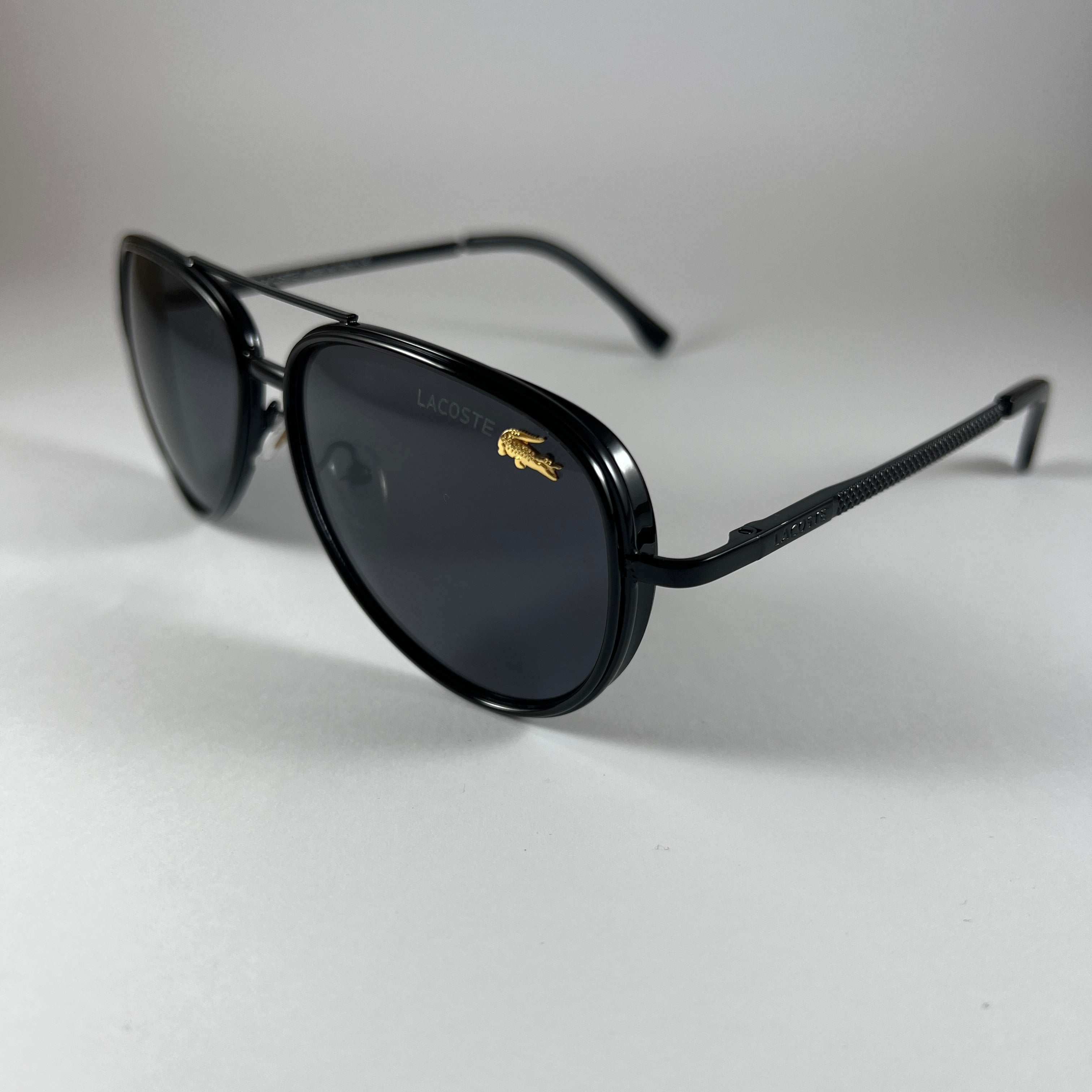 Emblem Aviators Lacoste Black Unisex – Unjaded - Main Image