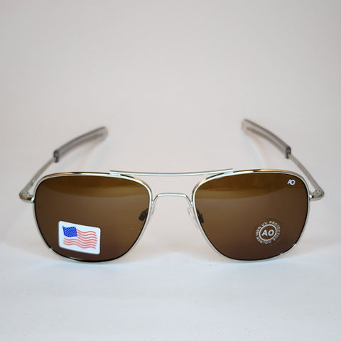 Original Pilot - American Optical - Silver/Brown