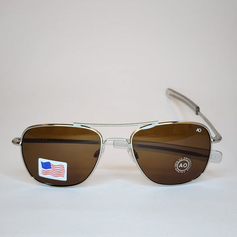 Original Pilot - American Optical - Silver/Brown