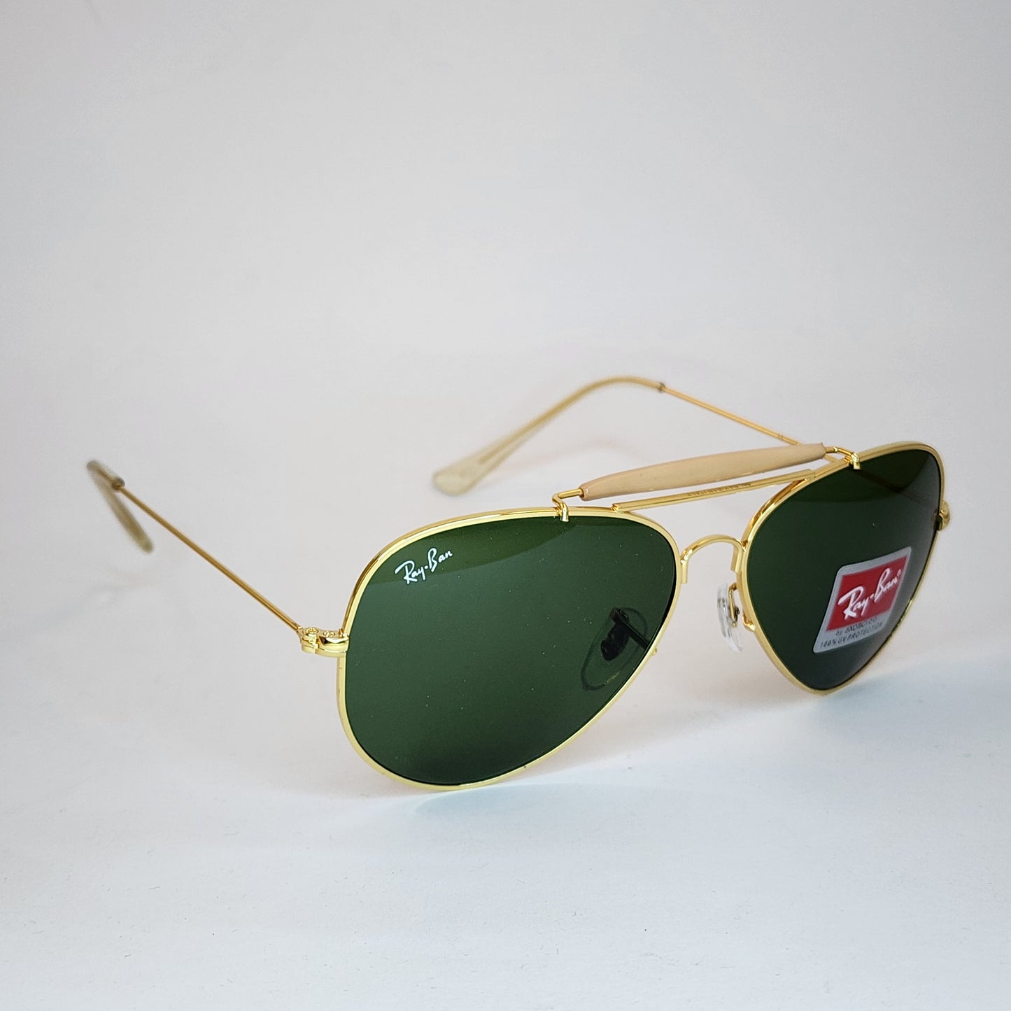 Beige Bridge Aviators - RB - Gold - Unisex