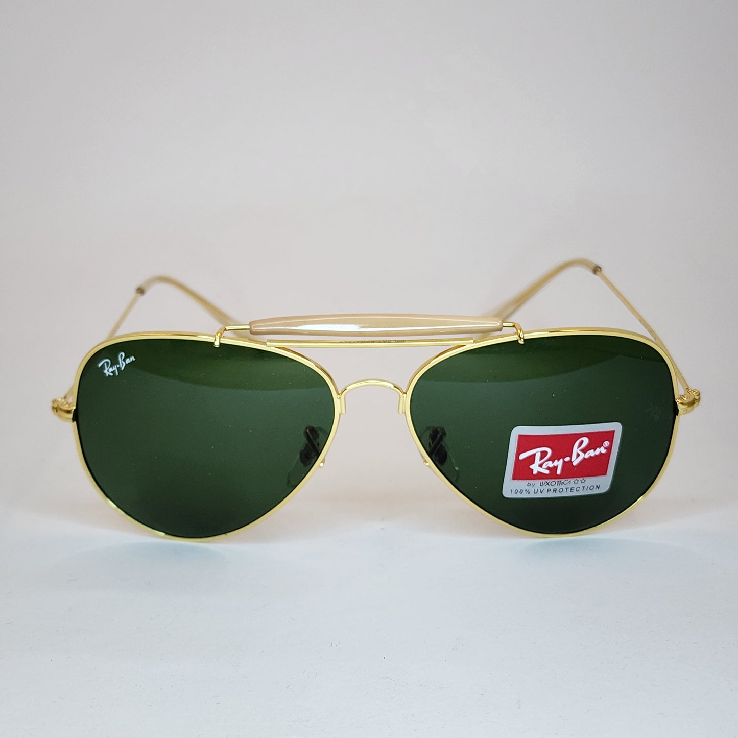 Beige Bridge Aviators - RB - Gold - Unisex