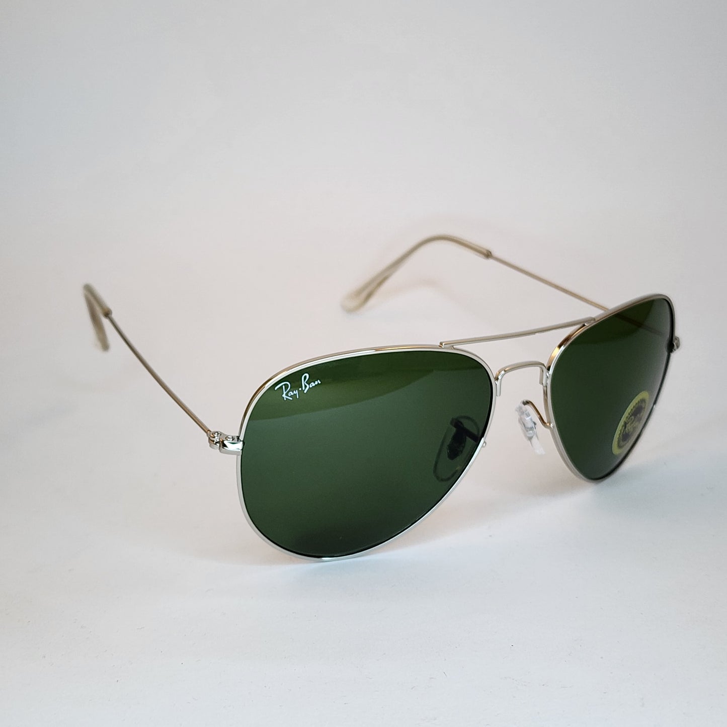 Classic Aviators - RB - Silver/Green - Unisex