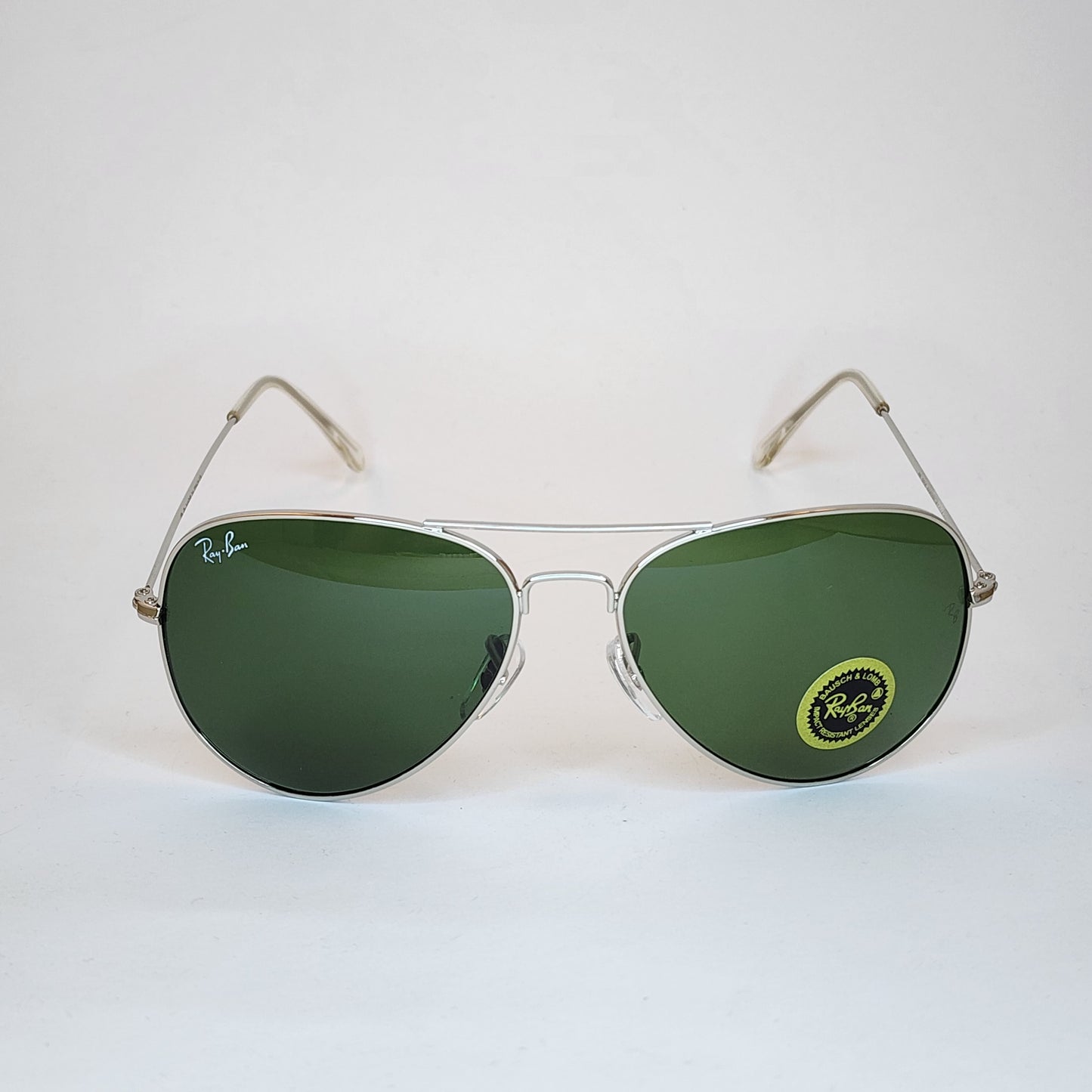 Classic Aviators - RB - Silver/Green - Unisex