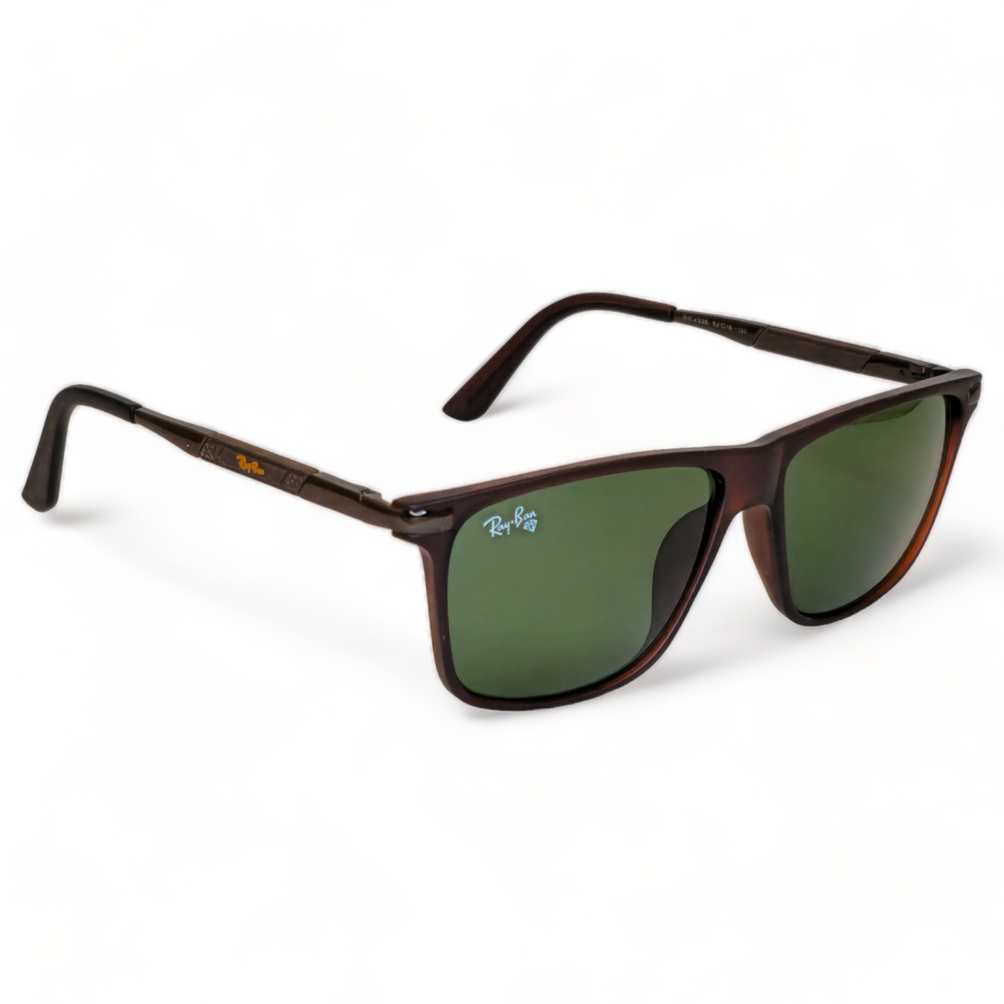 Wide Metal Legs Wayfarer - 4335 - RB - Brown - Unisex