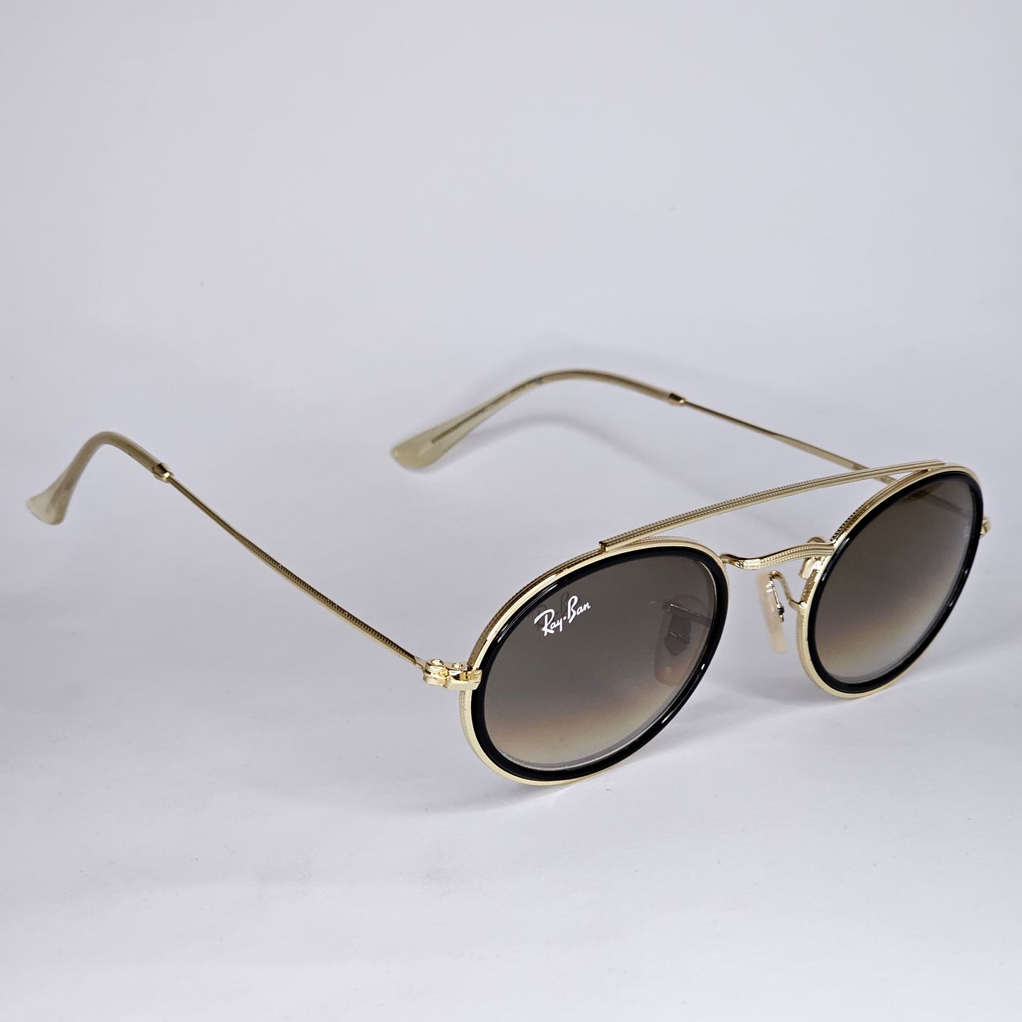 Oval Double Bridge - RB - 3847 - Gold - Unisex