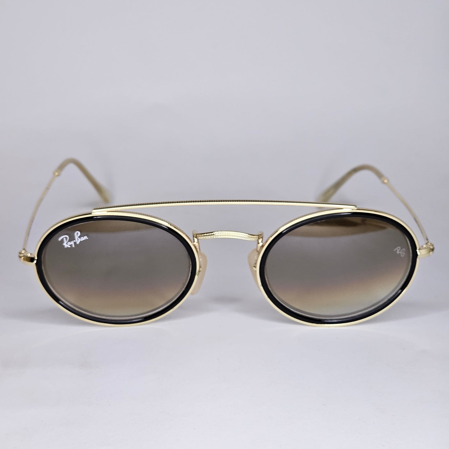 Oval Double Bridge - RB - 3847 - Gold - Unisex