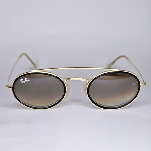 Oval Double Bridge - RB - 3847 - Gold - Unisex