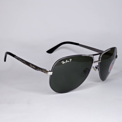 Engravings - CHROMAX Polarised - RB 3026 - Silver - Unisex