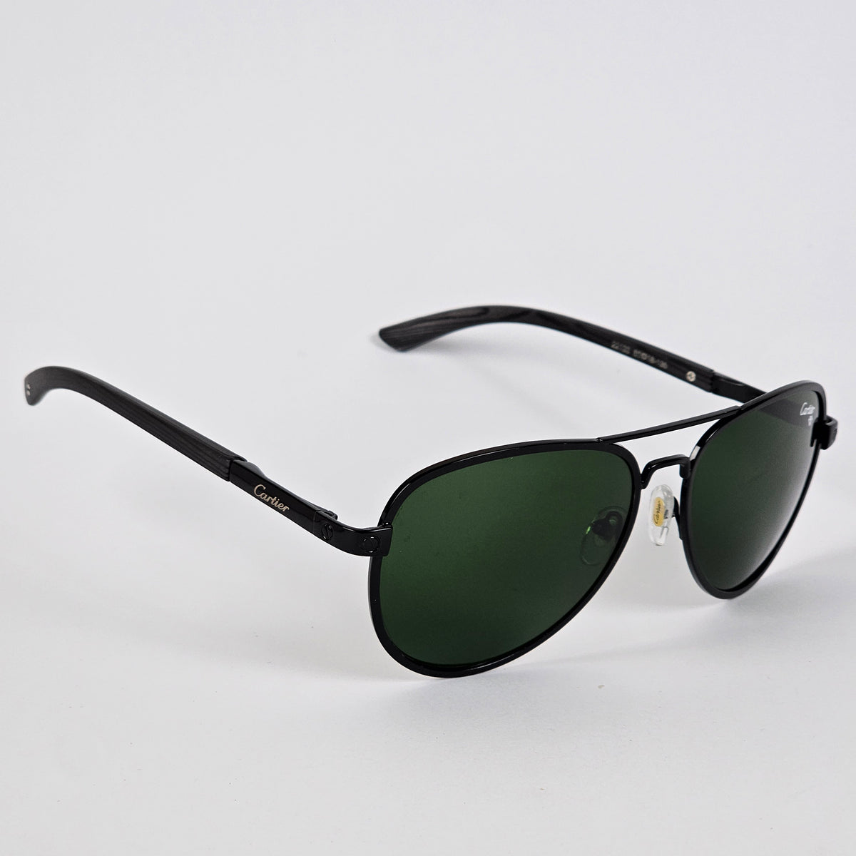 Thick Aviator - Cartier - Black - 22133