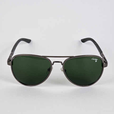 Thick Aviator - Cartier - Gun Metal - 22133