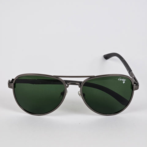 Thick Aviator - Cartier - Gun Metal - 22133