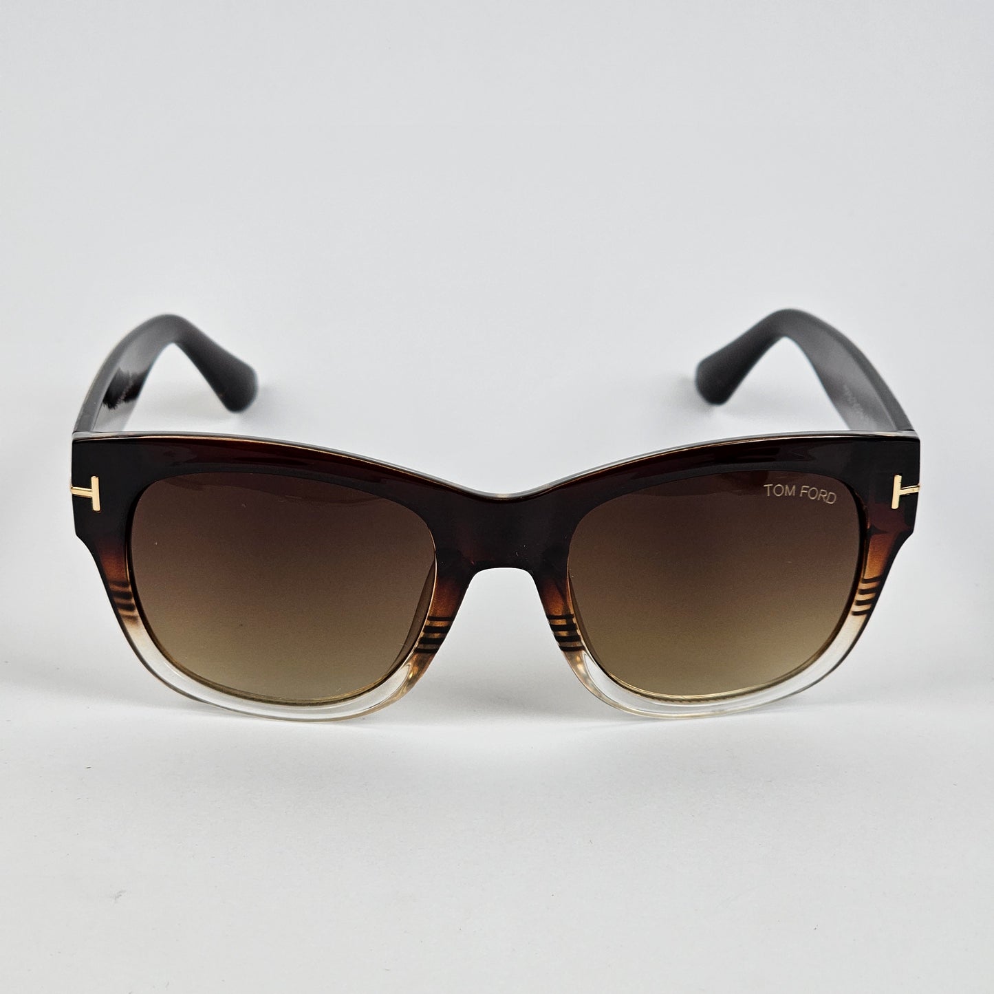 Thick Wayfarer - Tom Ford - TF58 -  Brown (Half)