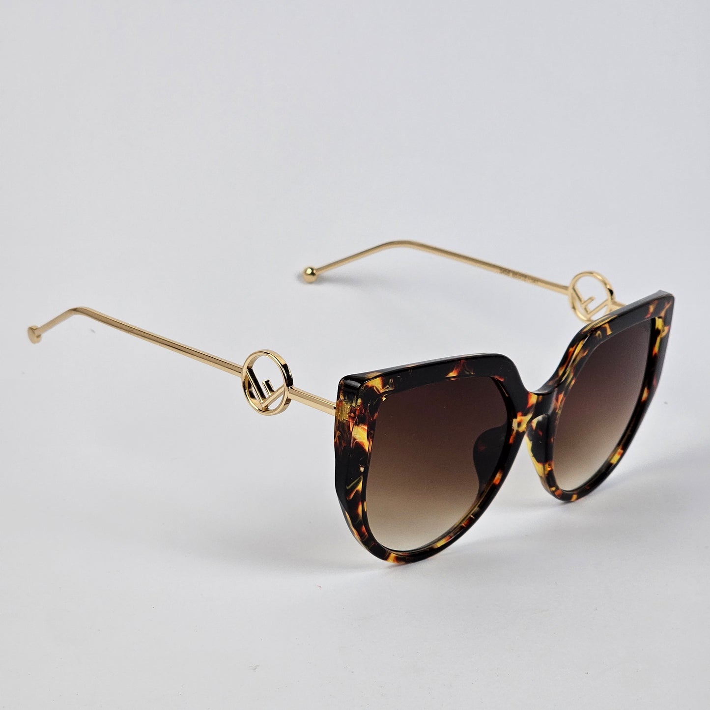 Metal Legs - Fendi - 0408 - Tortoise/Gold