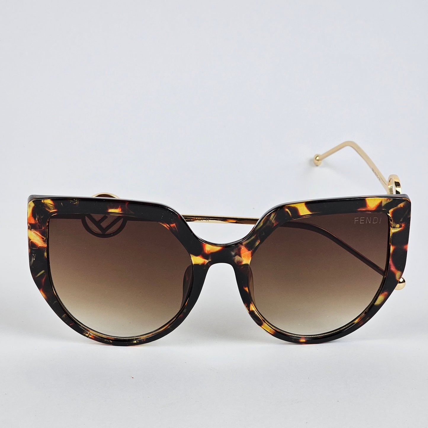 Metal Legs - Fendi - 0408 - Tortoise/Gold