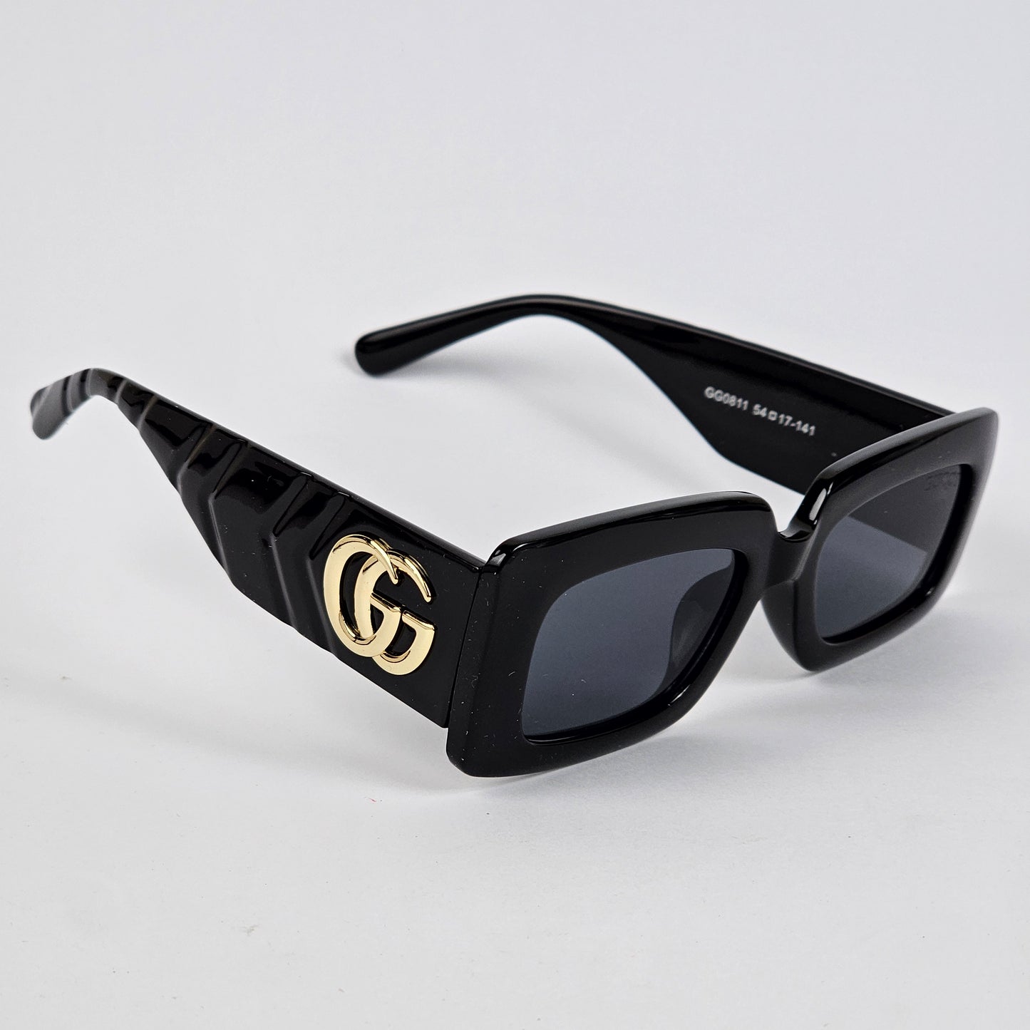 Thick Rect - Gucci - GG0811 - Black