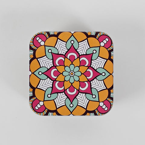 Ethnic Design Jewelry Box - Cube - Pack of 3-12