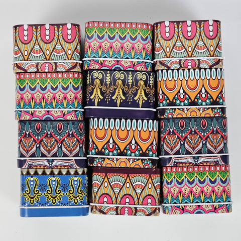 Ethnic Design Jewelry Box - Cube - Pack of 3-12