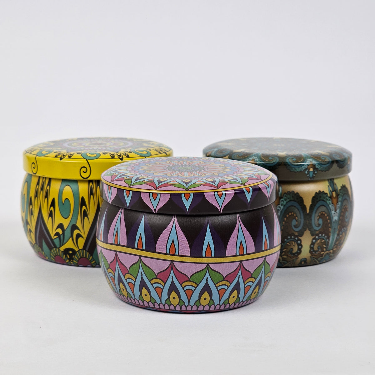 Ethnic Design Jewelry Box (Matka Shape) - Cube - Pack of 3-12
