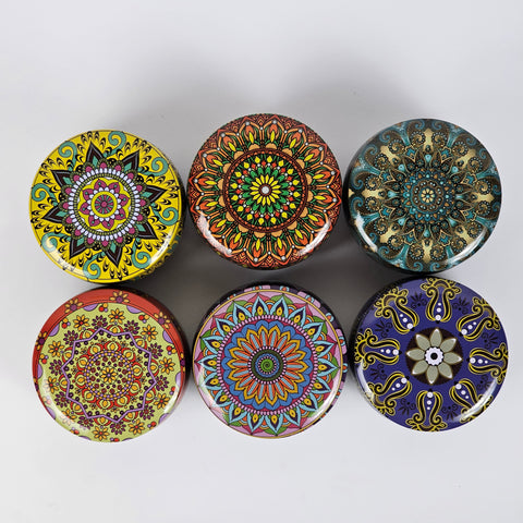 Ethnic Design Jewelry Box (Matka Shape) - Cube - Pack of 3-12