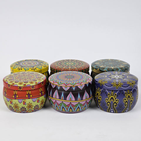 Ethnic Design Jewelry Box (Matka Shape) - Cube - Pack of 3-12