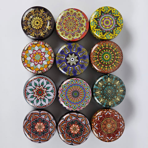 Ethnic Design Jewelry Box (Matka Shape) - Cube - Pack of 3-12