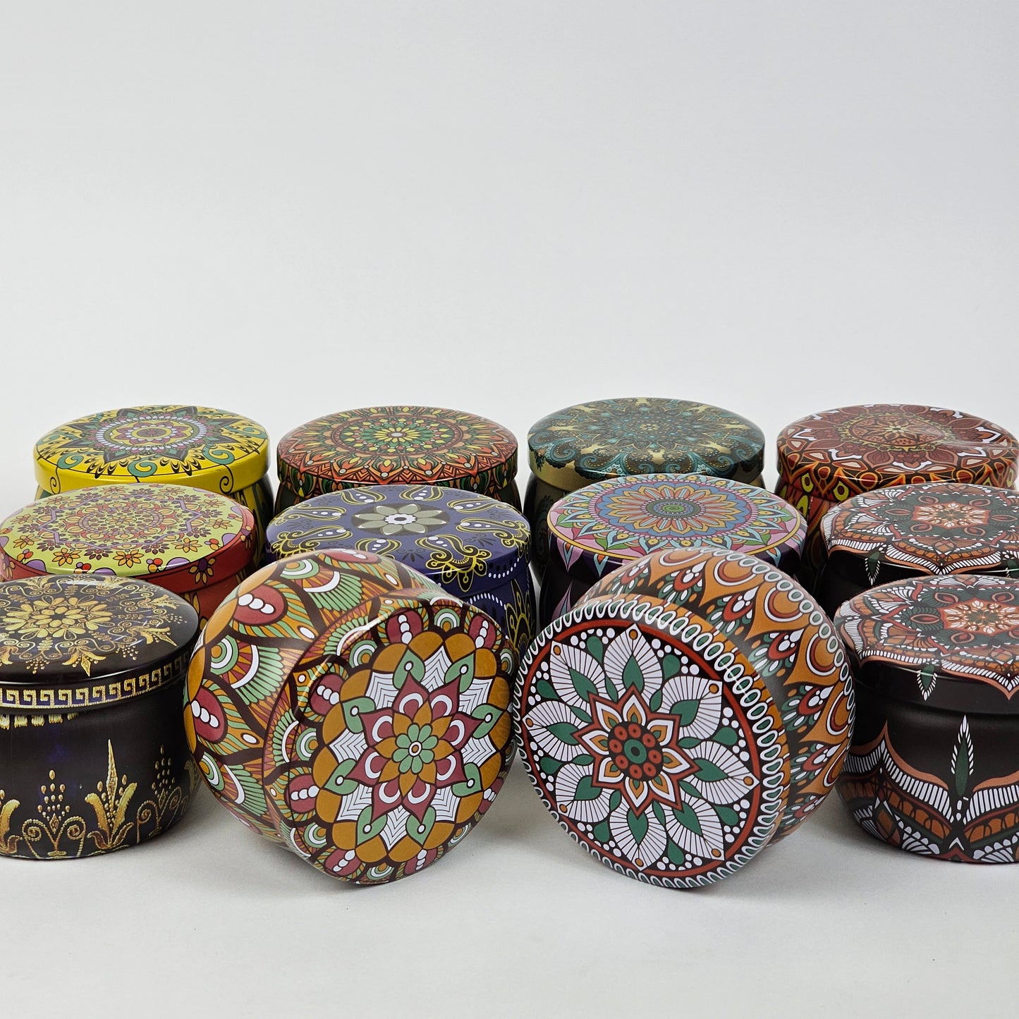 Ethnic Design Jewelry Box (Matka Shape) - Cube - Pack of 3-12