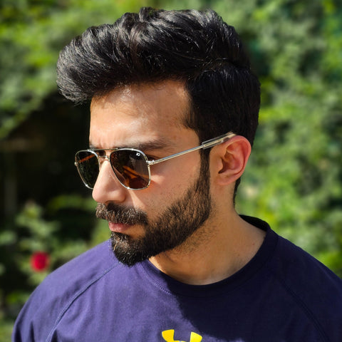 Original Pilot - American Optical - Silver/Brown