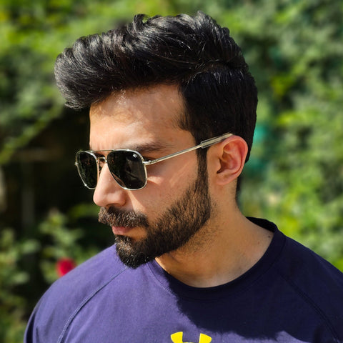 Original Pilot - American Optical - Silver / Green Lens