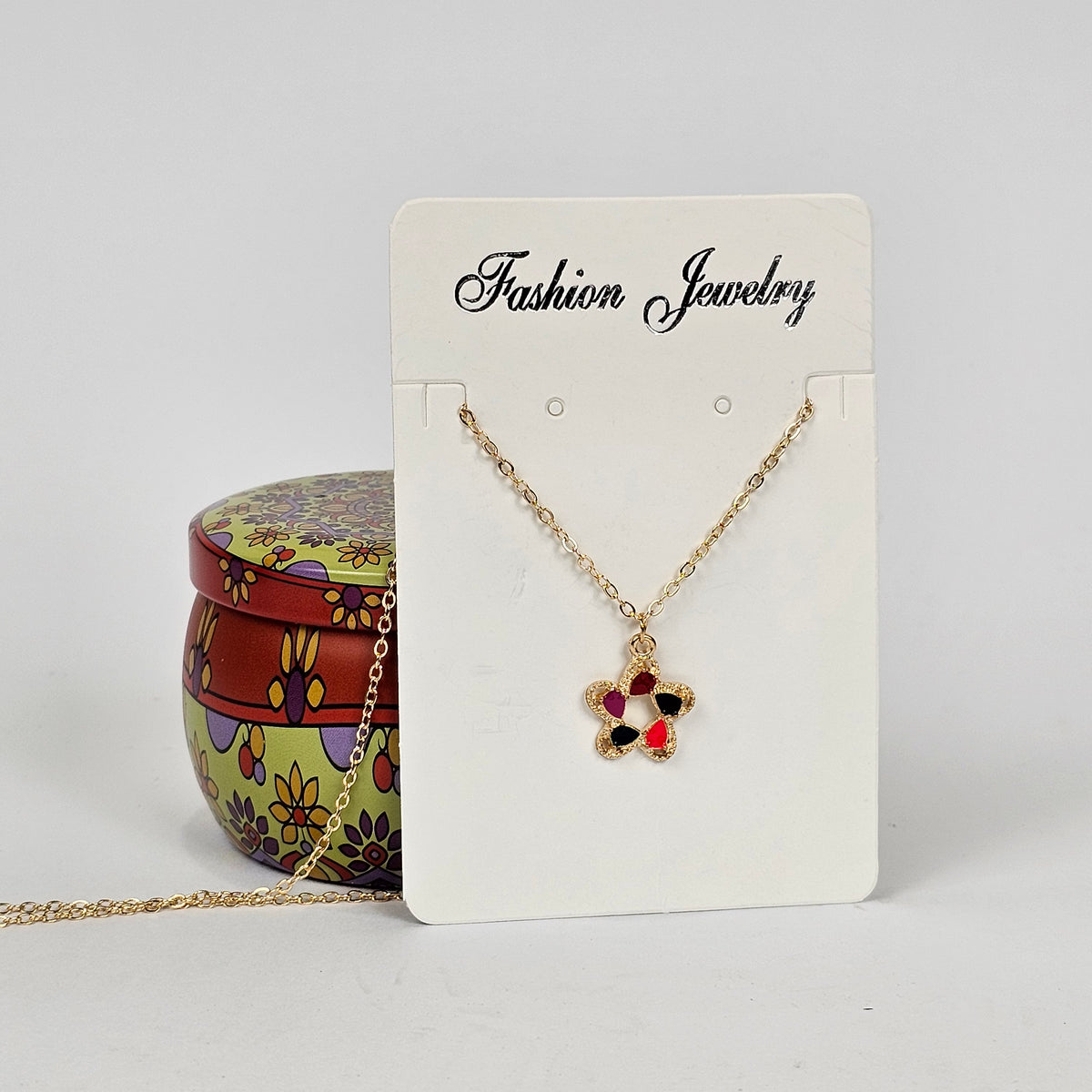 Flower Necklace - 150-018