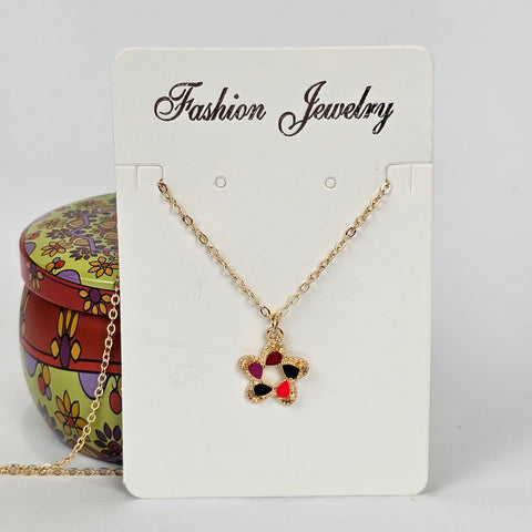 Flower Necklace - 150-018