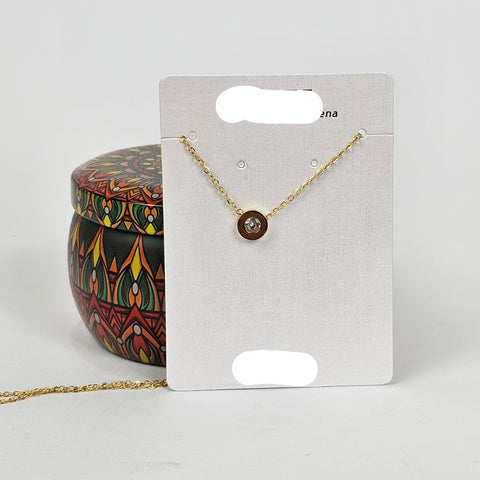 Round Gem (Small) Necklace - 180-001