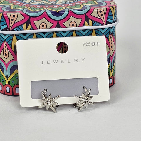 Star Silver Earrings - 200-006