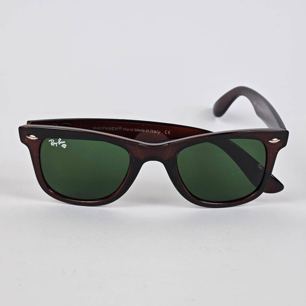 Classic Wayfarer - RB - 2140 - Brown/Green - Gloss