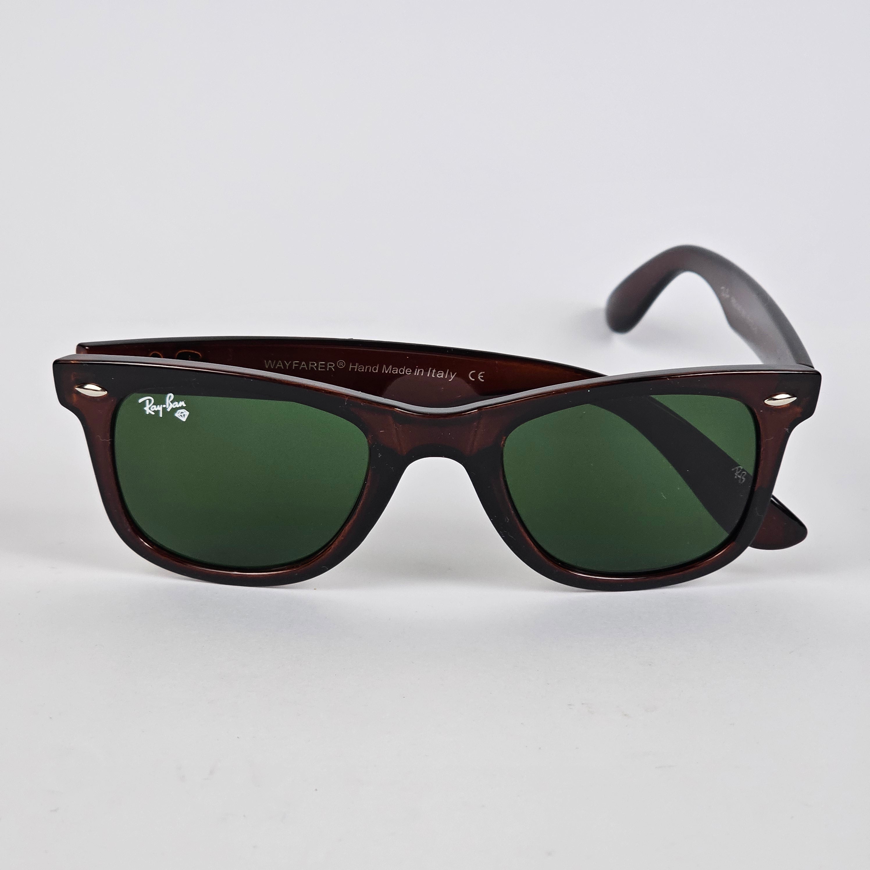 Classic Wayfarer - RB - 2140 - Brown/Green - Gloss