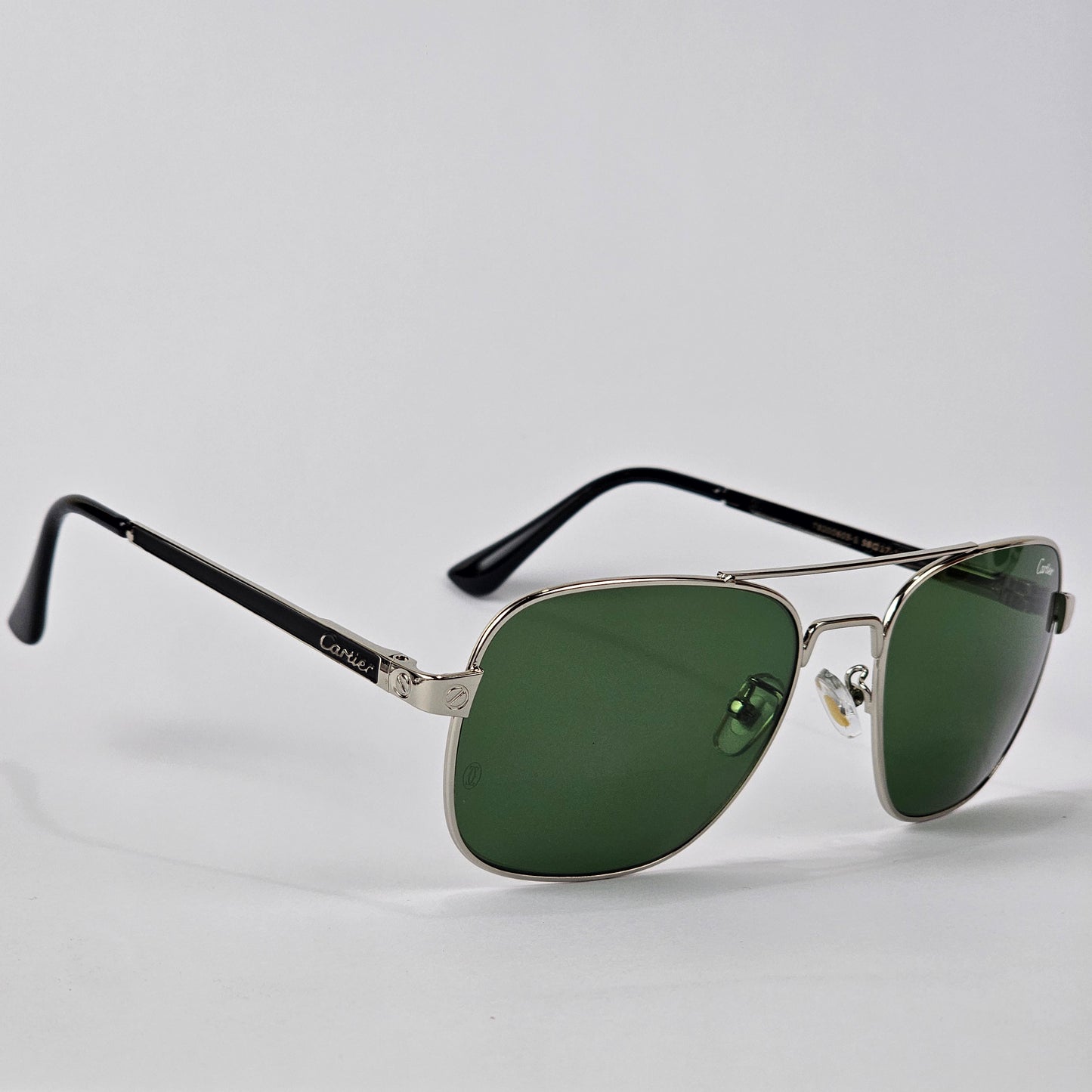 Aviator Rectangle - Cartier - Silver - T8200603-1 - Unisex