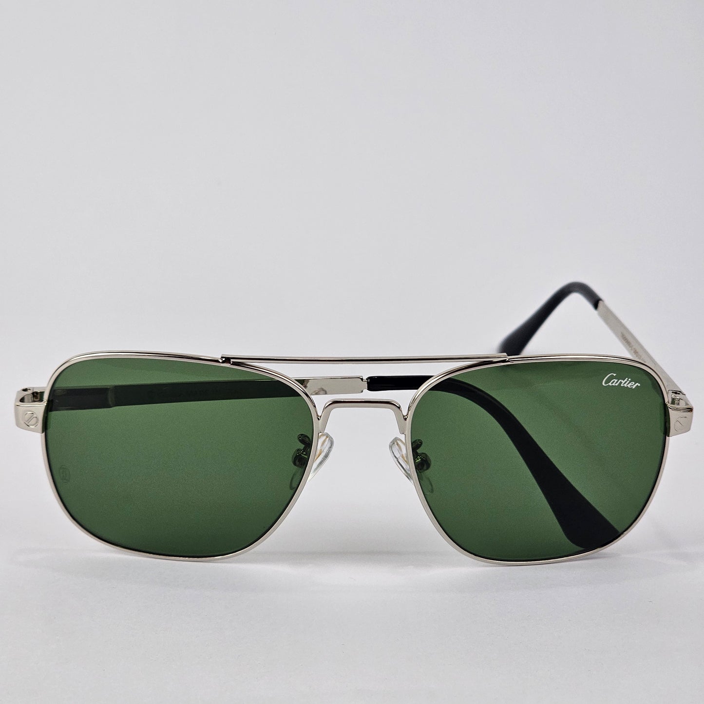 Aviator Rectangle - Cartier - Silver - T8200603-1 - Unisex