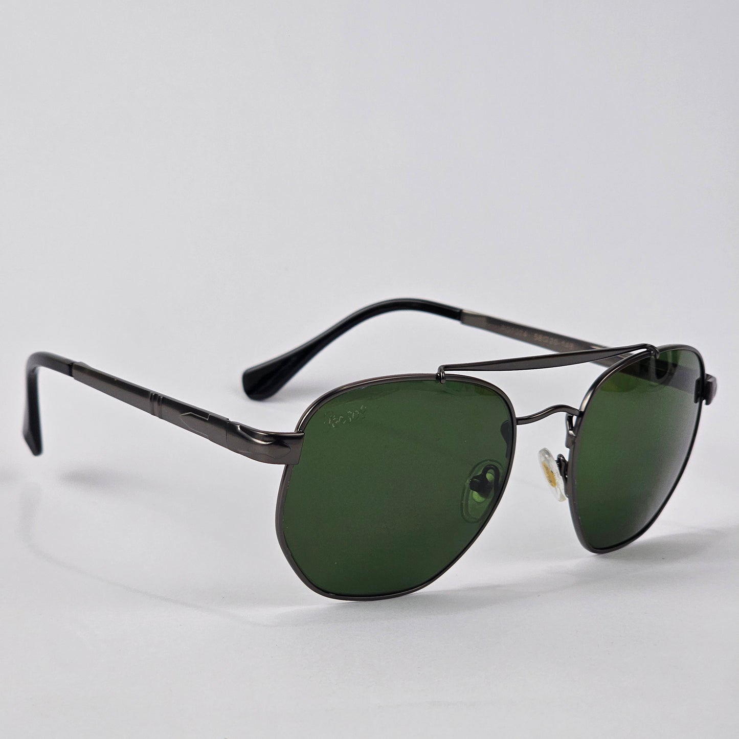 Hexagon Aviators - Prsl - PO - 2024 - Gun Metal/Green - Unisex