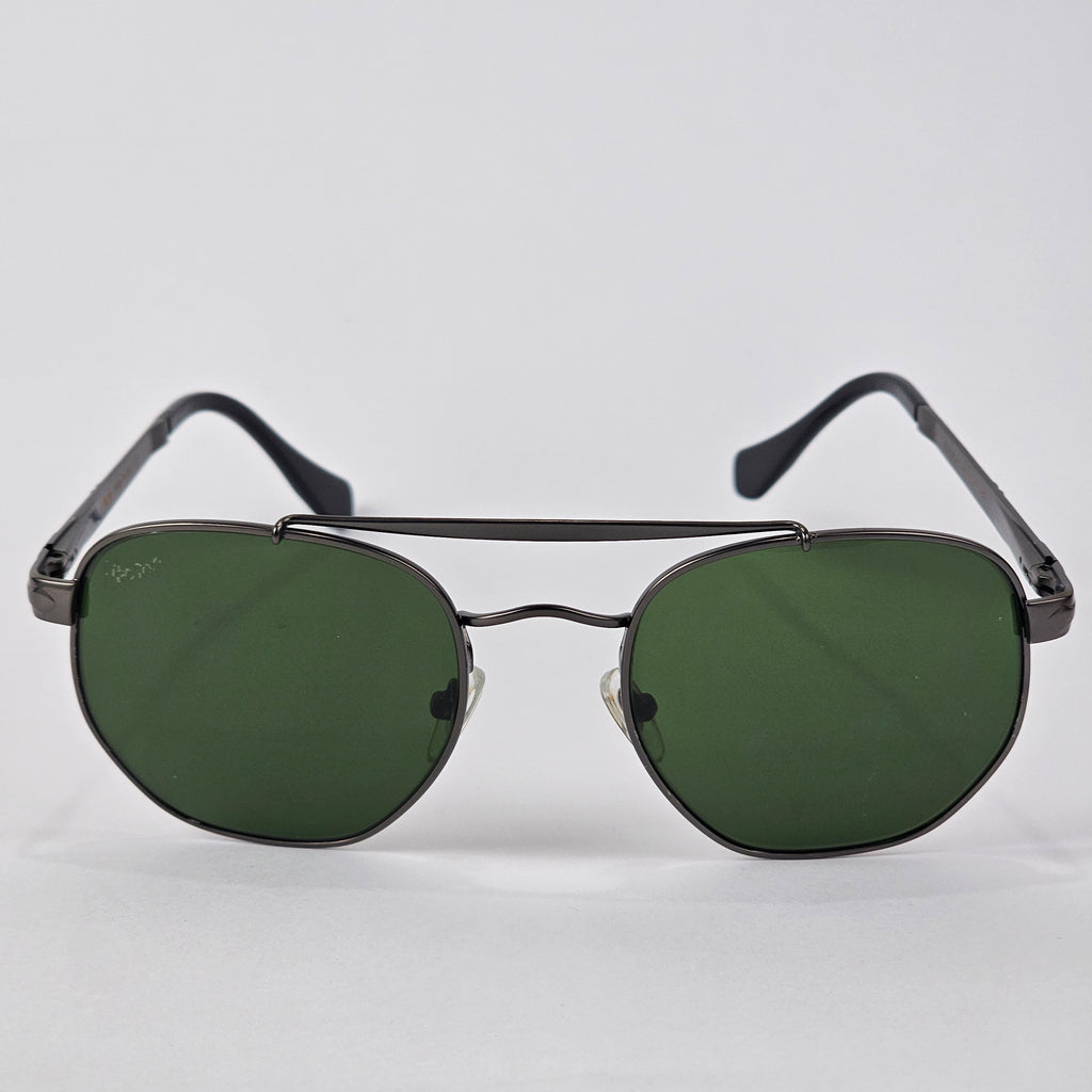 Hexagon Aviators - Prsl - PO - 2024 - Gun Metal/Green - Unisex