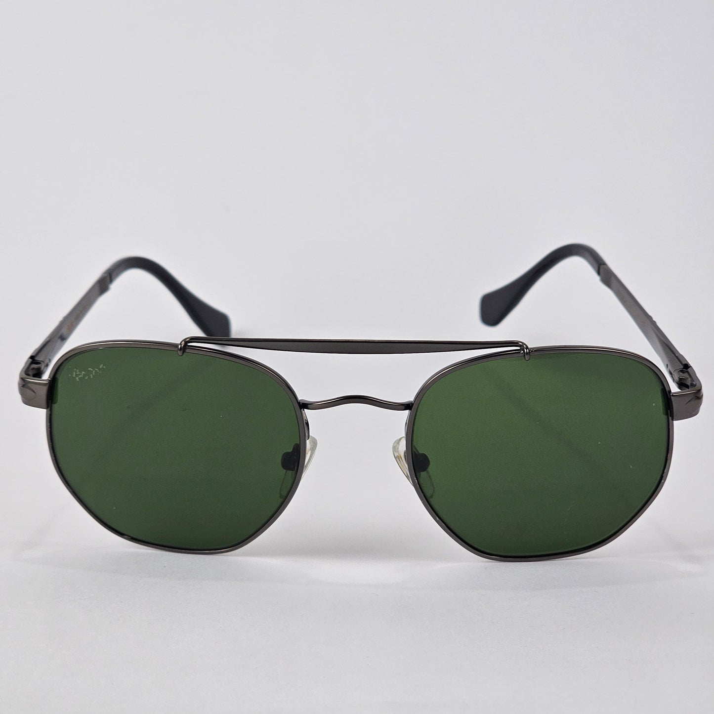 Hexagon Aviators - Prsl - PO - 2024 - Gun Metal/Green - Unisex