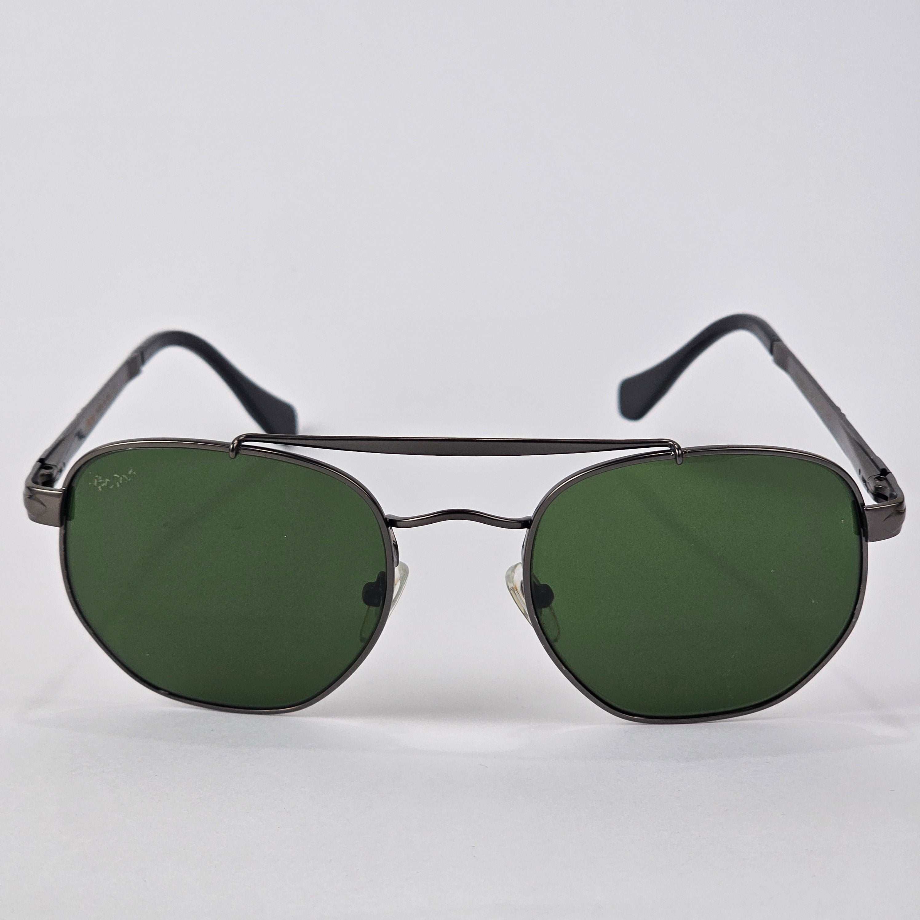 Hexagon Aviators - Prsl - PO - 2024 - Gun Metal/Green - Unisex