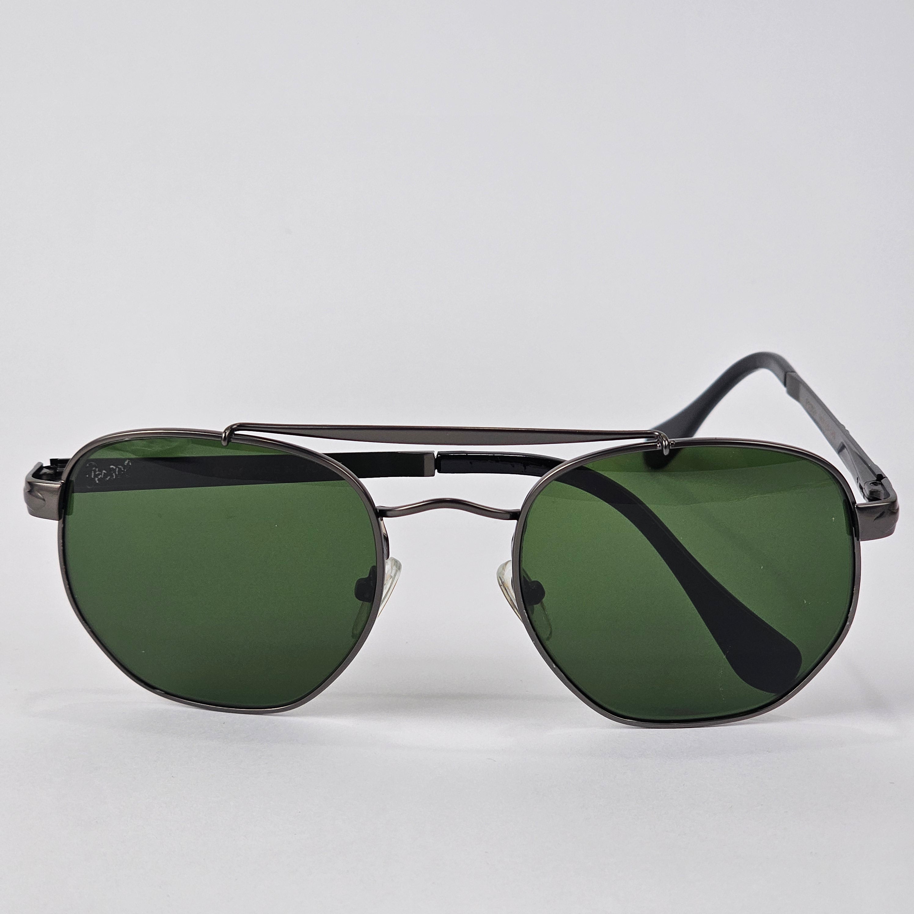 Hexagon Aviators - Prsl - PO - 2024 - Gun Metal/Green - Unisex