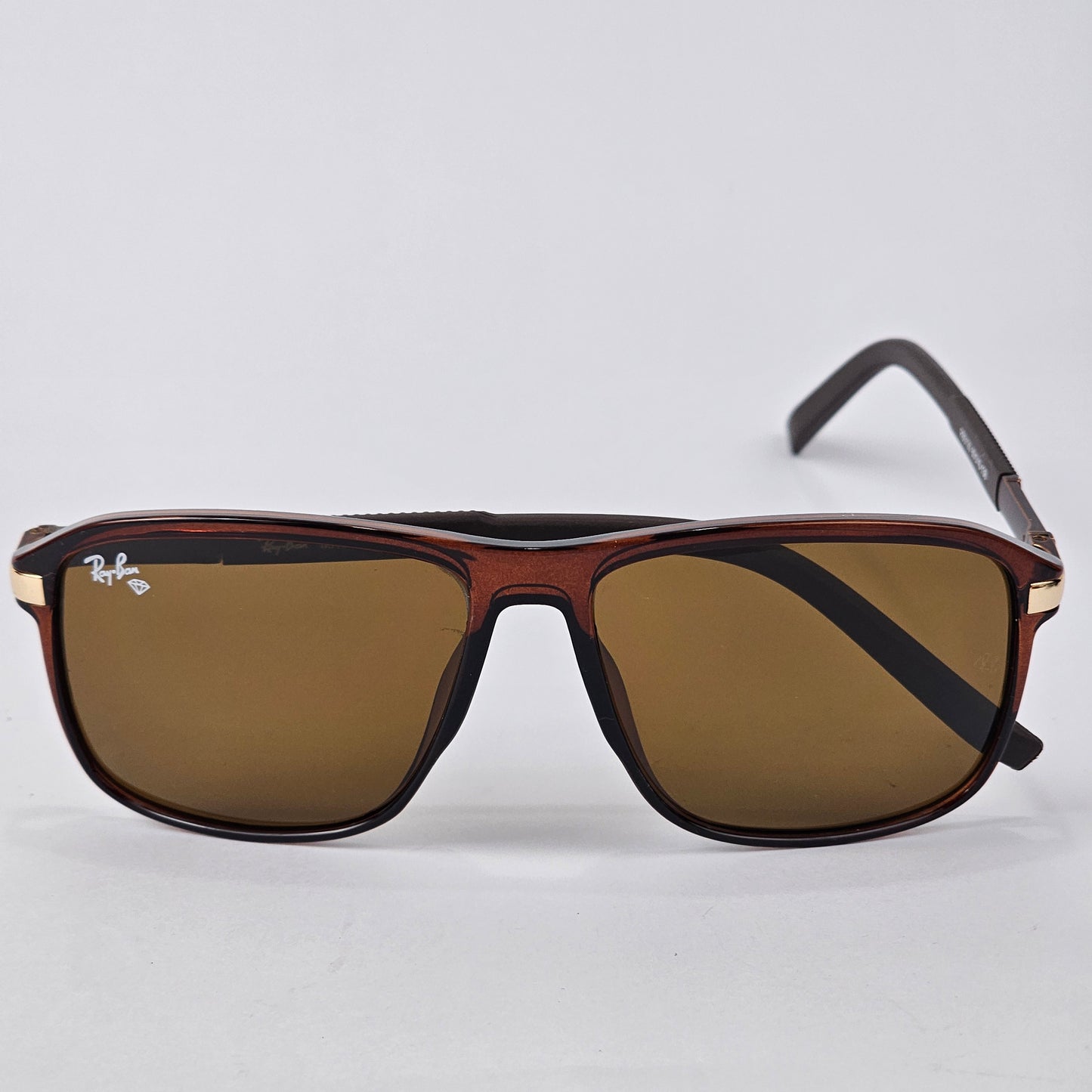 Dropped Wayfarer - RB - 5120 - Gold/Brown