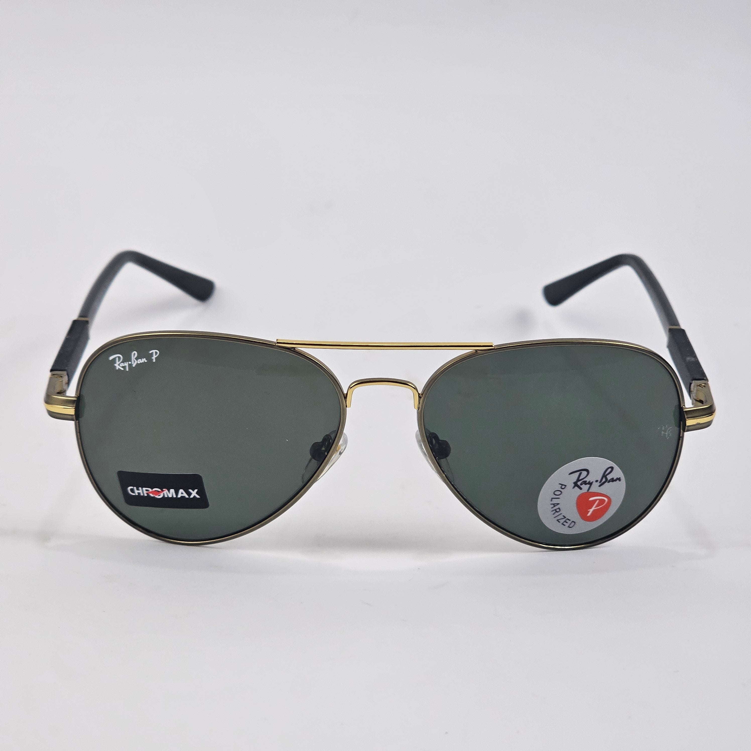 CHROMAX Polarised Aviators - RB 3025 - Red/Gold - Unisex