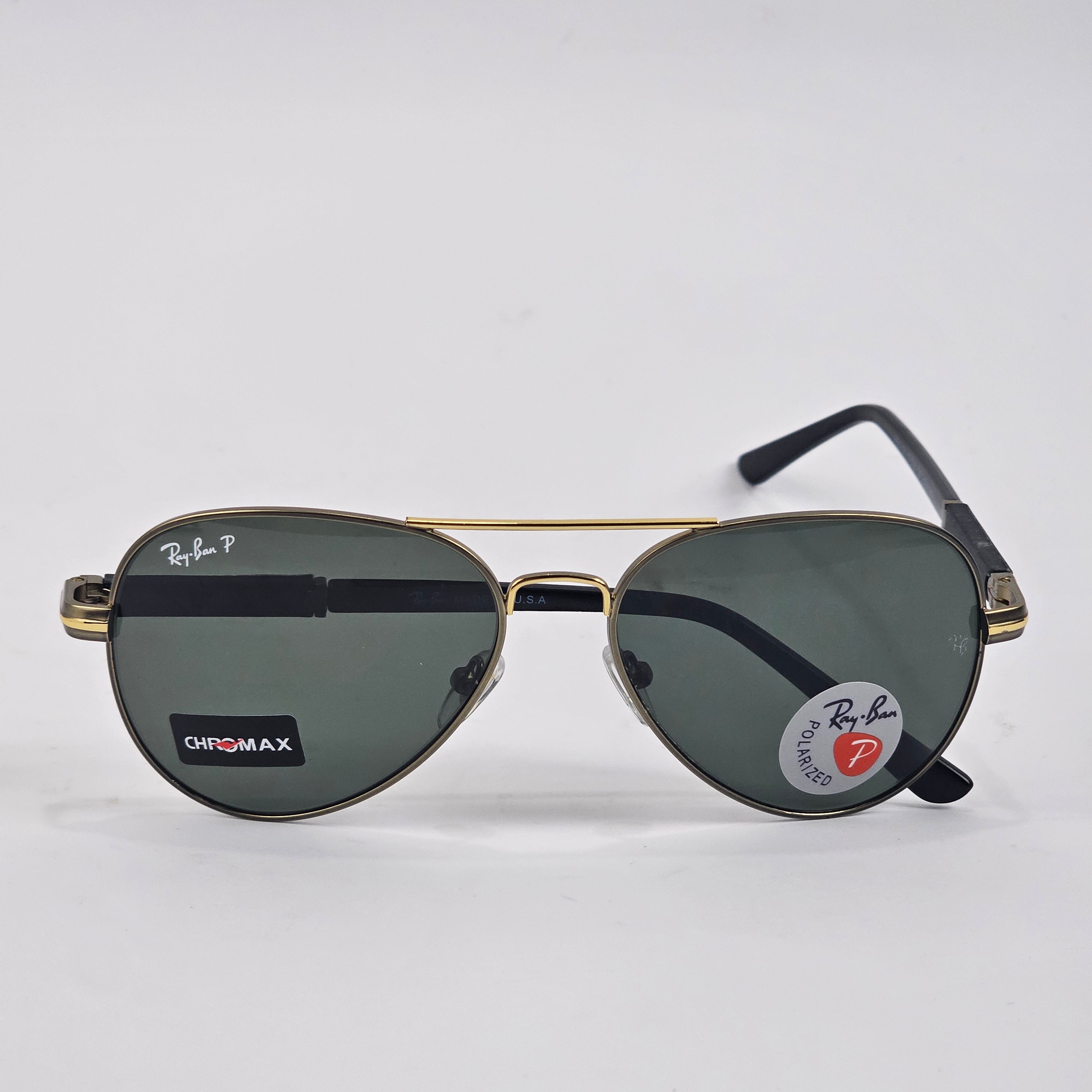 CHROMAX Polarised Aviators - RB 3025 - Red/Gold - Unisex